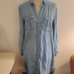 Philosophy Light Blue Long Sleeve Dress